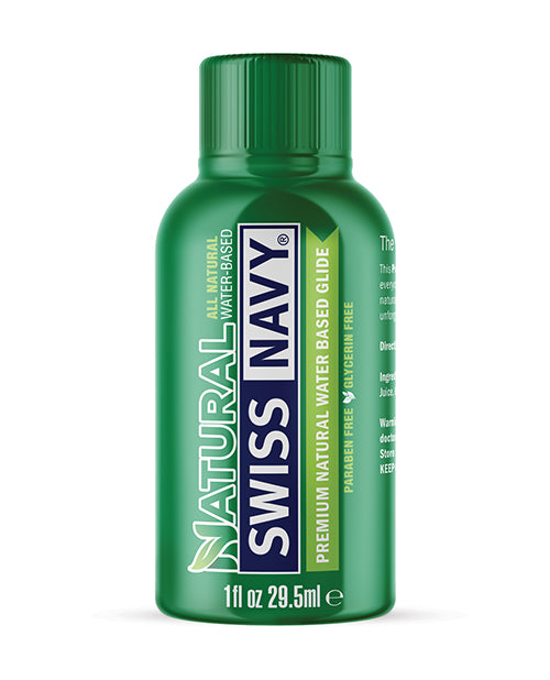 Swiss Navy Premium Natural Lubricant - 1 oz - Pleasura