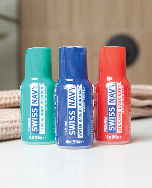 Swiss Navy Essentials Variety Pack of 3 - 1 oz | Pleasura