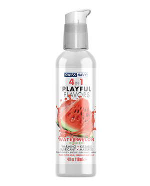 Swiss Navy 4 in 1 Playful Flavors Watermelon | Pleasura