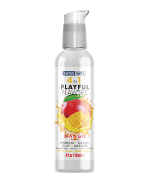 Swiss Navy 4 in 1 Playful Flavors Mango | Pleasura