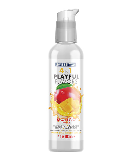 Swiss Navy 4 in 1 Playful Flavors Mango | Pleasura