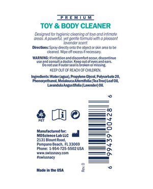 Swiss Navy Toy &amp; Body Cleaner | Pleasura