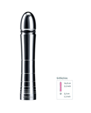 Mystim Glossy Glen e-Stim Aluminum Dildo | Pleasura