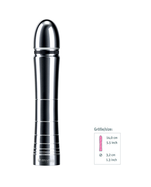 Mystim Glossy Glen e-Stim Aluminum Dildo | Pleasura