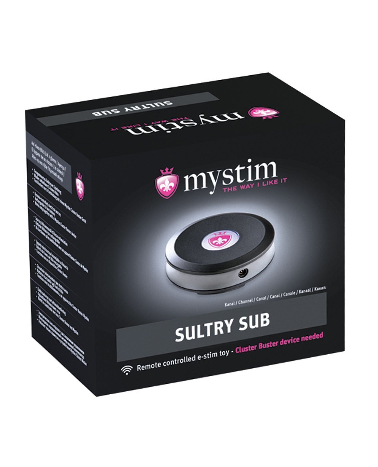 Mystim Sultry Subs Receiver Channel 2 - Black | Pleasura