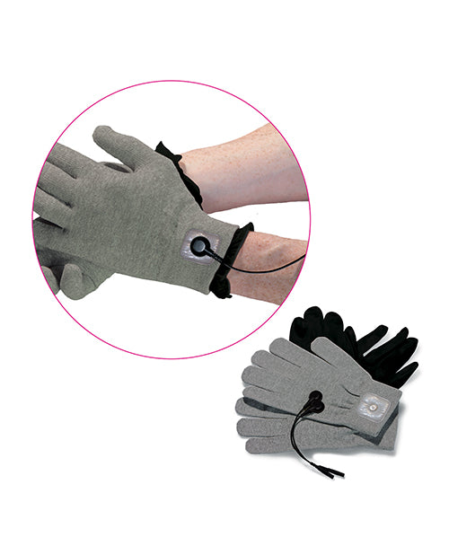 Mystim eStim Magic Gloves - Gray | Pleasura