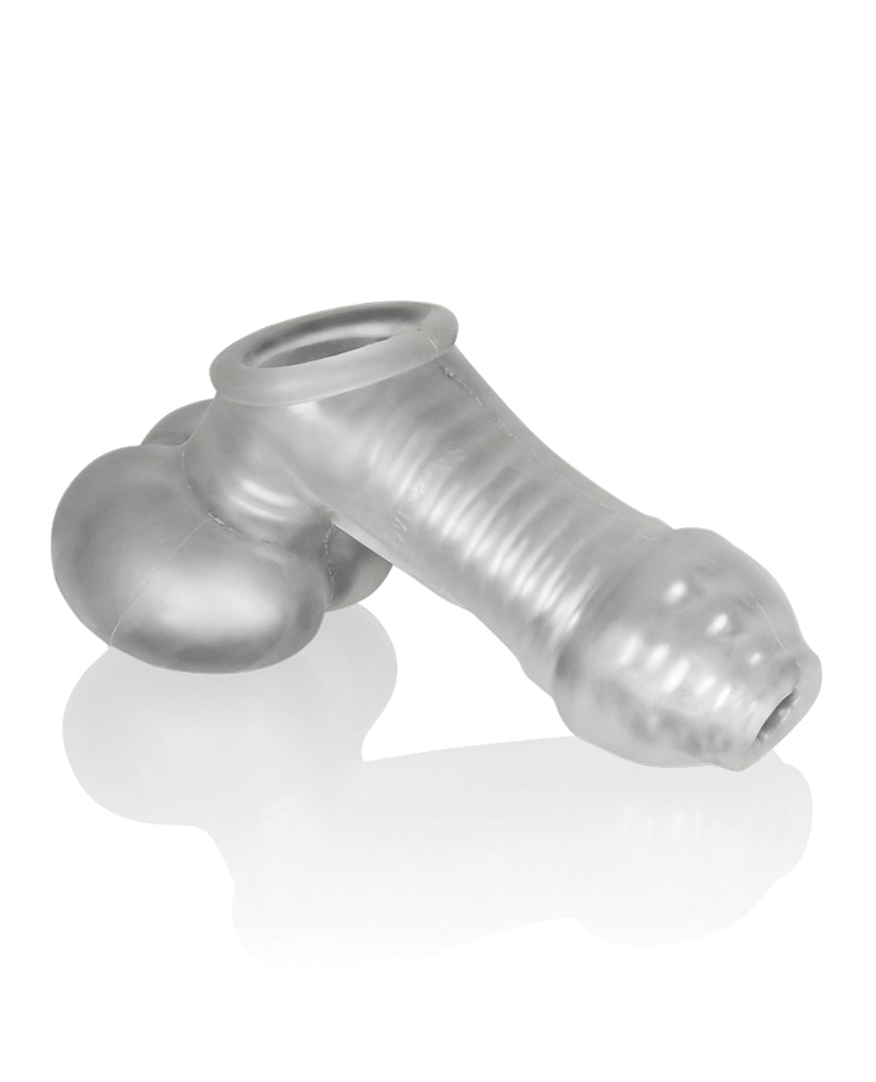 Oxballs Sackjack Wearable Jack Off Sheath - Clear Frost | Pleasura