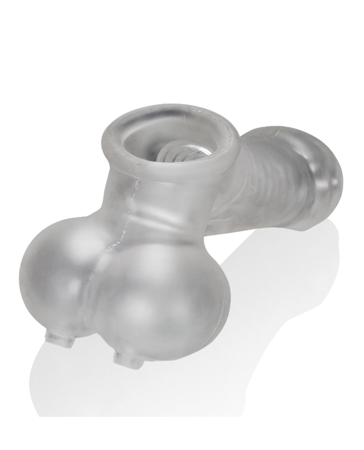 Oxballs Sackjack Wearable Jack Off Sheath - Clear Frost | Pleasura