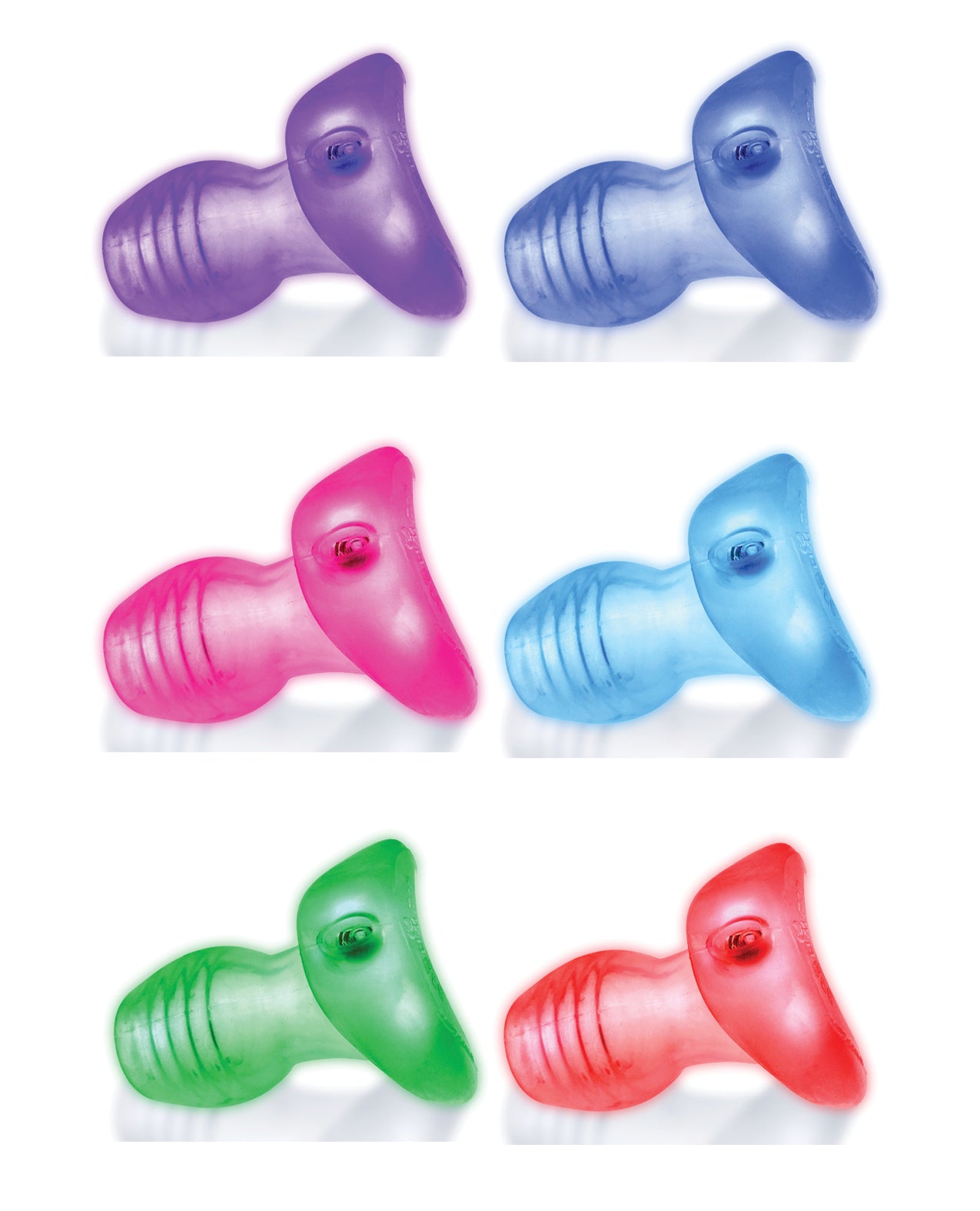 Oxballs Glowhole 1 Hollow Buttplug w/LED Insert Small | Pleasura