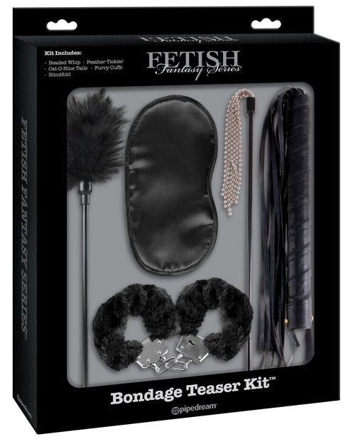 Fetish Fantasy Limited Edition Bondage Teaser Kit - Black | Pleasura