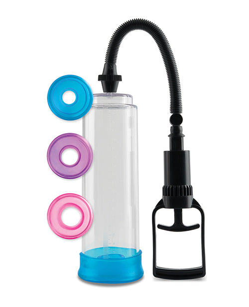 Pump Worx Cock Trainer Pump System w/3 TPR Sleeves | Pleasura