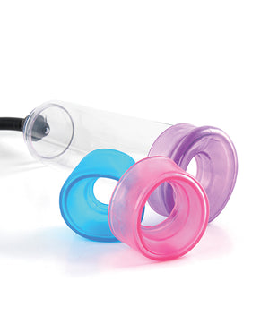 Pump Worx Cock Trainer Pump System w/3 TPR Sleeves | Pleasura