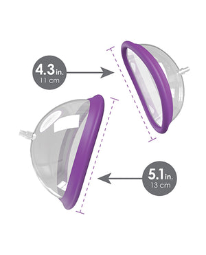Fantasy For Her Rechargeable Pleasure Pump Kit - Purple | Pleasura