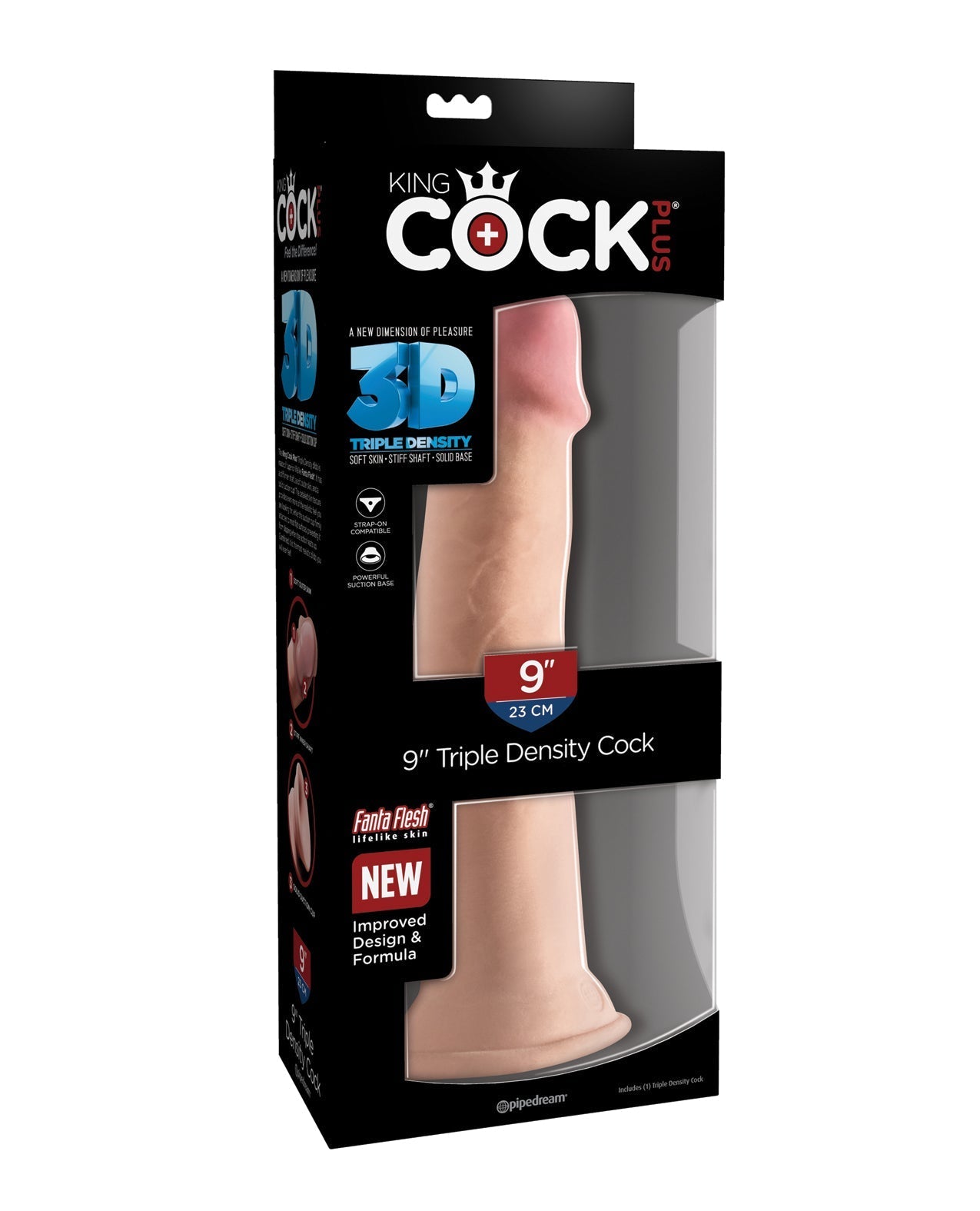 King Cock Plus 9" Triple Density Cock | Pleasura