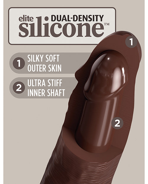 King Cock Elite 8" Dual Density Silicone Cock | Pleasura