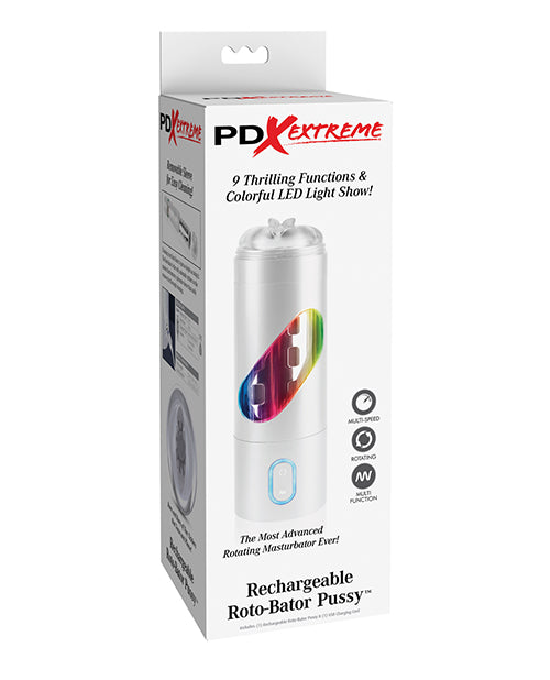 Pipedream Extreme Toyz Rechargeable Roto-Bator Pussy | Pleasura