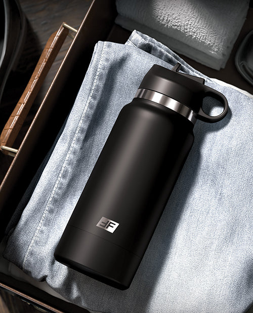 PDX Plus Fap Flask Thrill Seeker Stroker - Frosted/Black | Pleasura