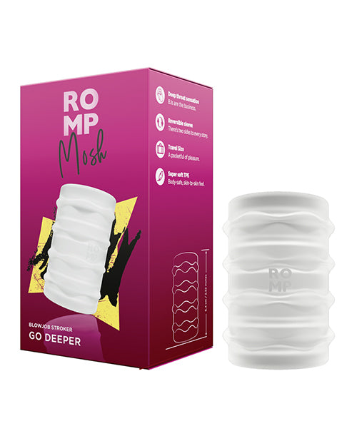 ROMP Mosh BJ Stroker - Clear | Pleasura
