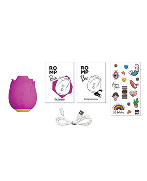 ROMP Rose Clit Stimulator - Pink | Pleasura