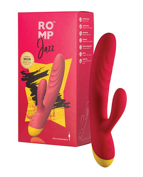 ROMP Jazz Rabbit Vibrator - Berry | Pleasura