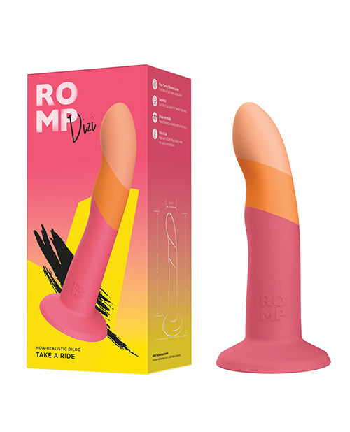 ROMP Dizi 3 Color Dildo - Pink | Pleasura
