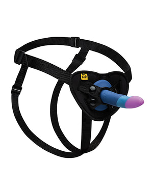 ROMP Piccolo 3 Color 5.5" Dildo Pegging Kit - Blue | Pleasura
