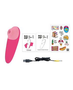 ROMP Shine X Clitoral Vibrator - Pink | Pleasura