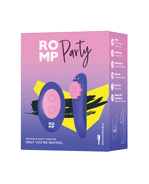 ROMP Party Panty Vibe - Blue | Pleasura