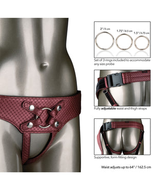 Her Royal Harness The Regal Empress - Red | Pleasura