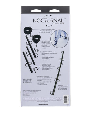 Nocturnal Collection Spreader Bar w/Cuffs | Pleasura