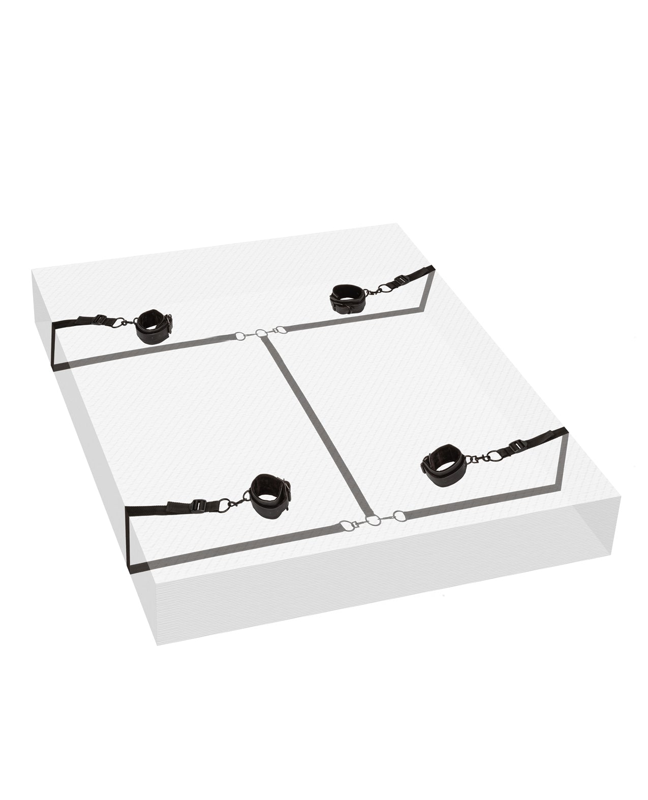 Boundless Bed Restraint - Black | Pleasura