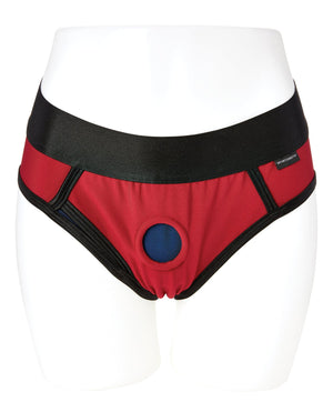 Sportsheets Em.Ex. Contour Harness XX-Large - Red | Pleasura