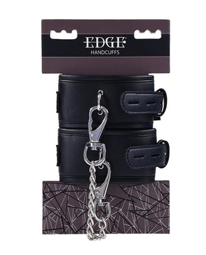 Edge Adjustable Handcuffs - Black | Pleasura