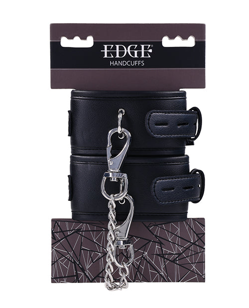 Edge Adjustable Handcuffs - Black | Pleasura