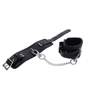 Edge Adjustable Handcuffs - Black | Pleasura