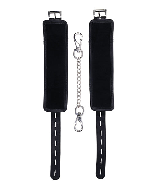 Edge Adjustable Handcuffs - Black | Pleasura