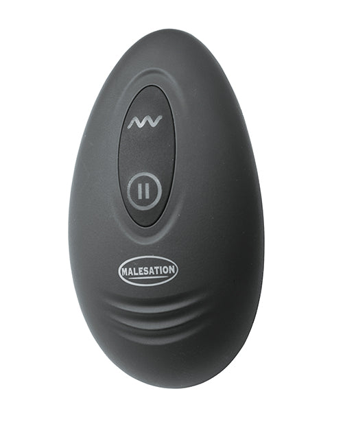 Malesation Vibro Rocket Anal Plug - Black | Pleasura