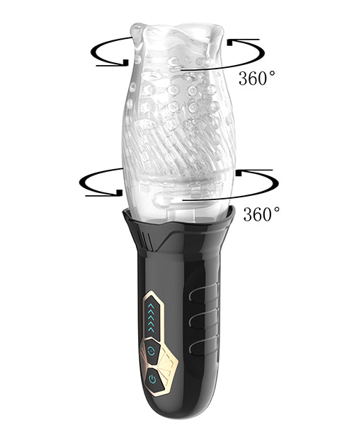 Cyclone Spinning Blow Job Simulator - Black | Pleasura