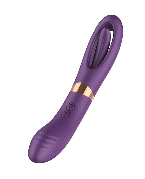Lisa Flicking G-Spot Vibrator - Purple | Pleasura