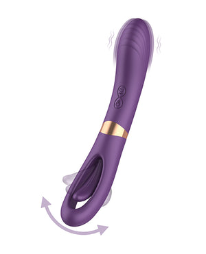Lisa Flicking G-Spot Vibrator - Purple | Pleasura