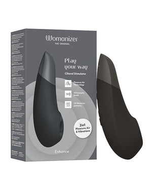 Womanizer Enhance 2 in 1 Pleasure Air &amp; Vibrations | Pleasura