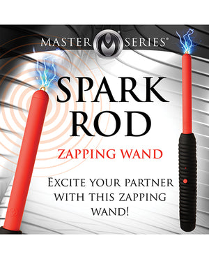Master Series Spark Rod Zapping Wand - Red/Black | Pleasura