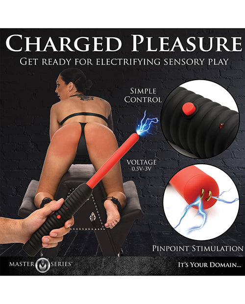 Master Series Spark Rod Zapping Wand - Red/Black | Pleasura