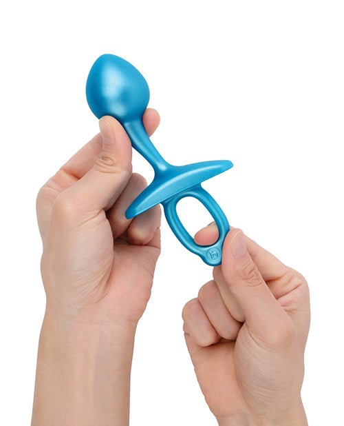 b - Vibe Butties Bulb Tapered Prostate Plug - Blue - Pleasura