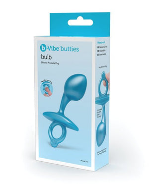 b - Vibe Butties Bulb Tapered Prostate Plug - Blue - Pleasura