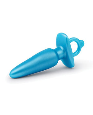 b - Vibe Butties Sleek Tapered Plug - Blue - Pleasura