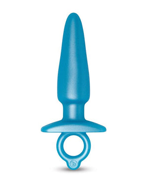 b - Vibe Butties Sleek Tapered Plug - Blue - Pleasura