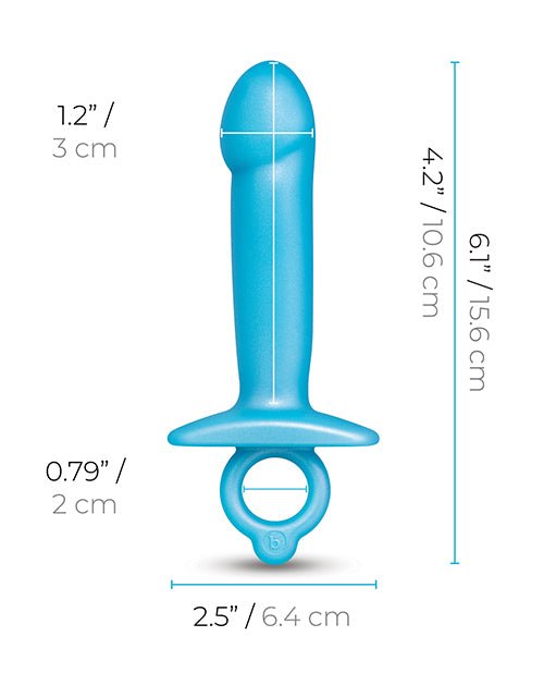 b - Vibe Lil Dil Silicone Anal Dildo - Pleasura