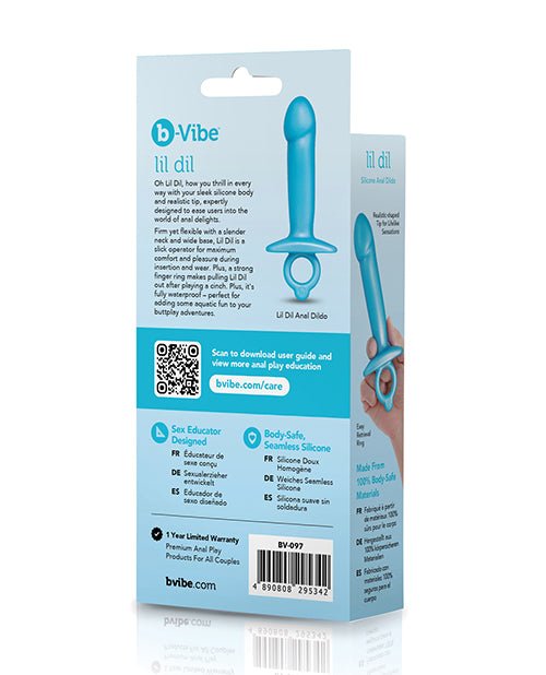 b - Vibe Lil Dil Silicone Anal Dildo - Pleasura