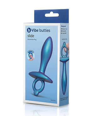 b - Vibe Slide Silicone Butt Plug - Pleasura